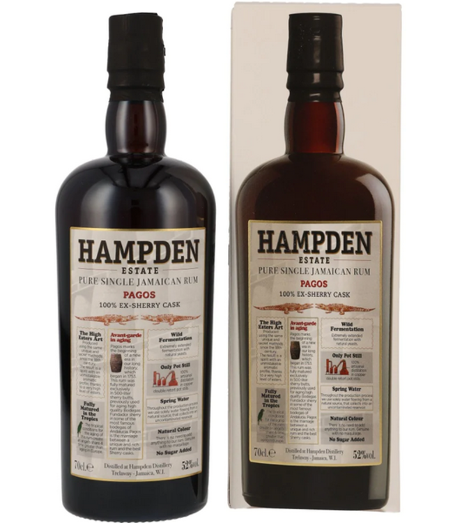 Hampden Estate Distillery Hampden Estate Pagos Sherry Cask Rum (52%)