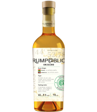 Rump@blic Rump@blic Origins Ghana & Eswatini Rum  (41,5%)