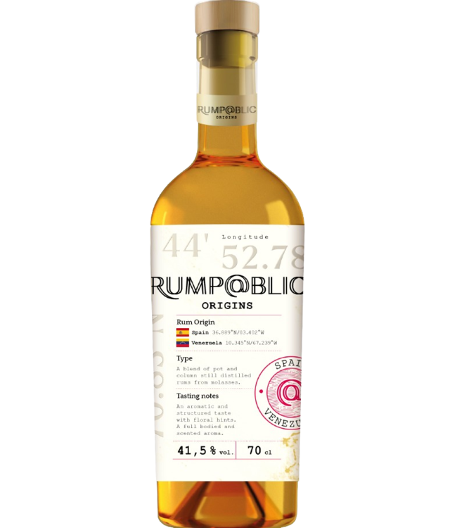 Rump@blic Origins Spain & Venezuela Rum  (41,5%)