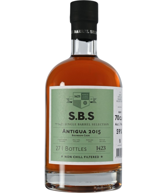 1423 S.B.S. Antigua 2015 Bourbon Cask (59%)