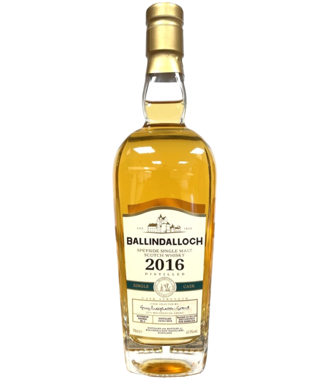 Ballindalloch 2016 Bourbon barrel No.31 (59.2%)