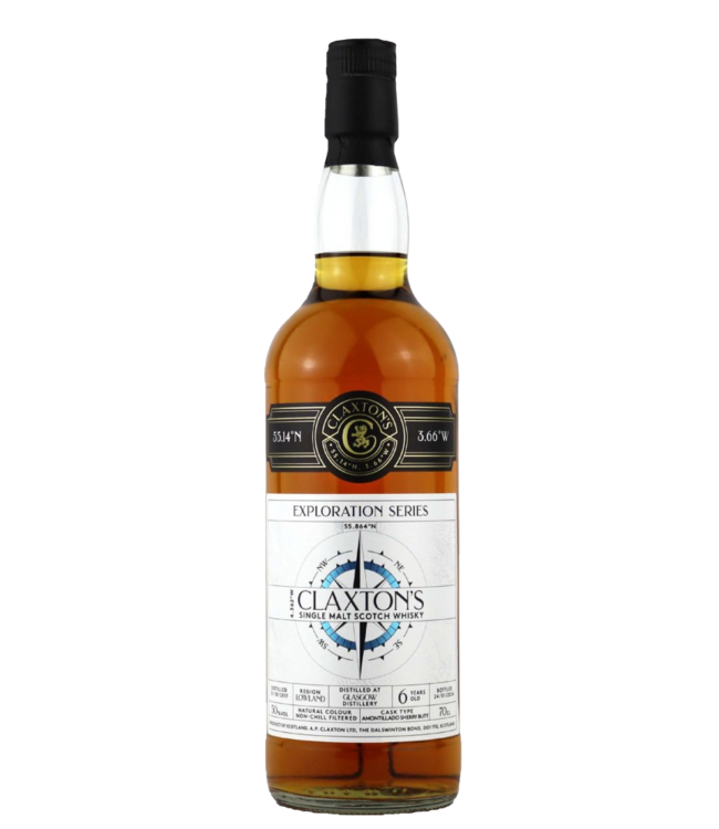 Claxton's Claxton's Exploration Glasgow Distillery 2017 - 6YO (50%)