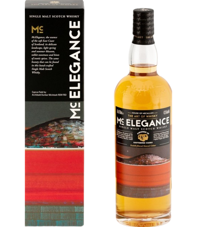 McElegance Single Malt Whisky - Sauterness Finish