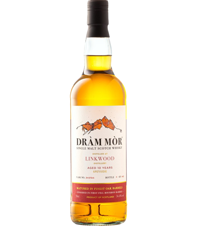 Dram Mor Dràm Mòr Linkwood 10YO - 1st Fill Bourbon Barrel  (56,8%)