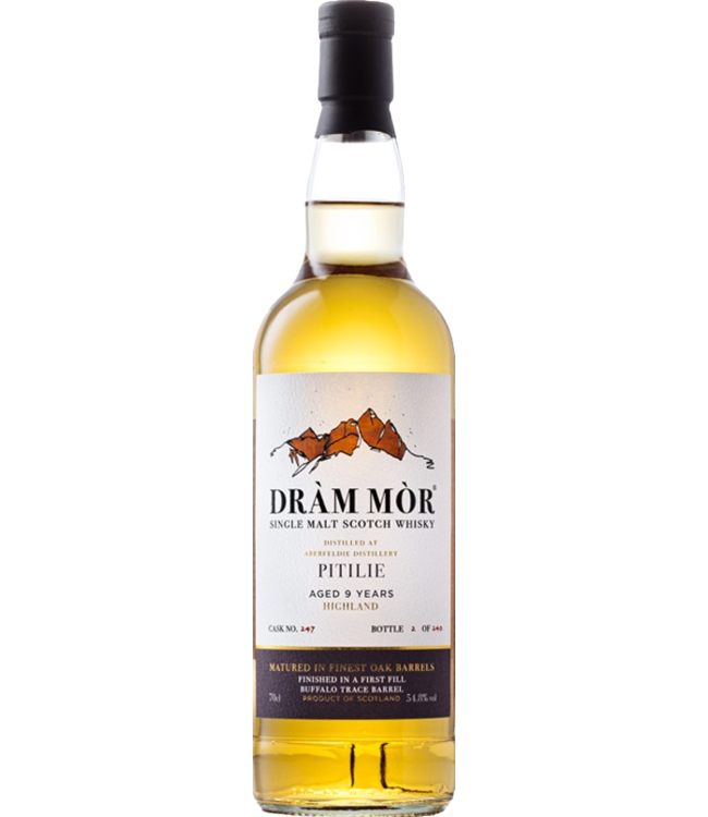 Dram Mor Dràm Mòr Pitilie 9YO - 1st Fill Buffalo Trace Barrel  (54,8%)