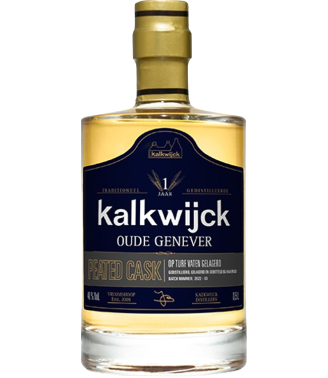 Kalkwijck Oude Genever 1YO Peated Cask (40%)