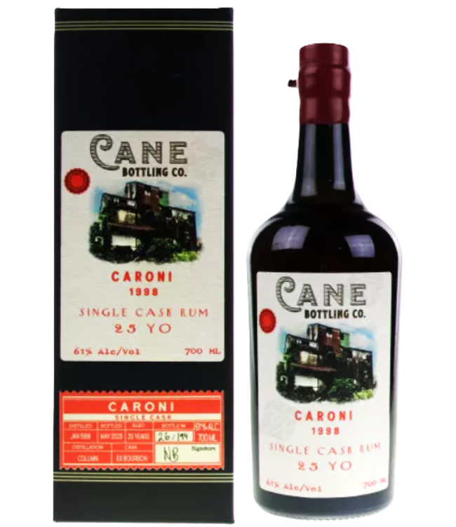 Cane Bottling & Co. Caroni 1998-25Yo (61%)