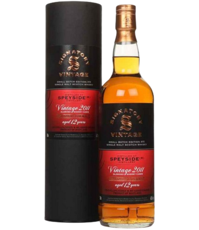 Signatory Vintage Signatory Vintage Speyside Distillery 2011 - 12YO Oloroso Sherry Cask (48,2%)