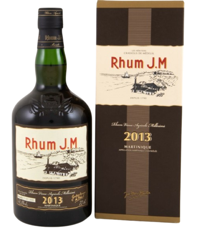 Rhum J.M. 2013 - Rhum Vieux Agricole Millésimé (43.8%)