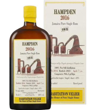 Habitation Velier Hampden 2016 OWH 7YO - Habitation Velier (60%)
