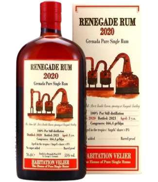 Habitation Velier Renegade Rum 3YO 2020 - Habitation Velier (55%)