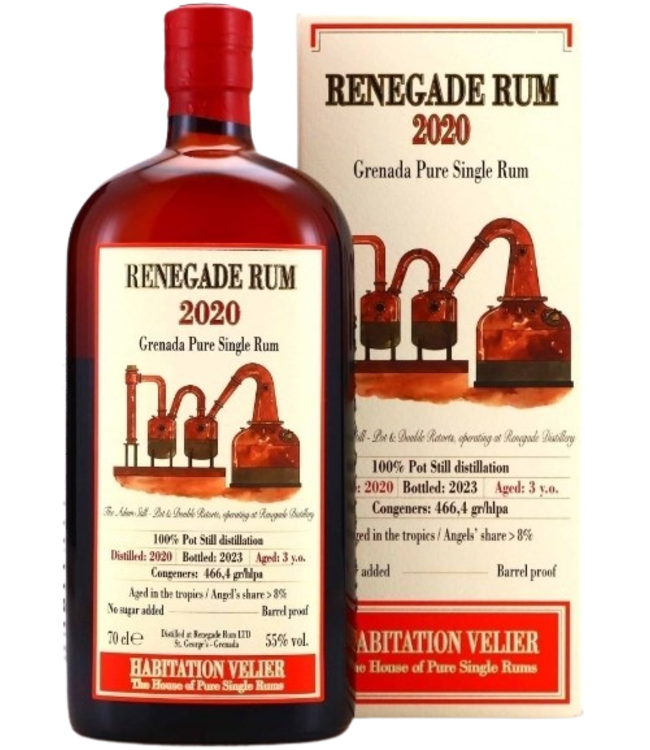 Habitation Velier Renegade Rum 3YO 2020 - Habitation Velier (55%)