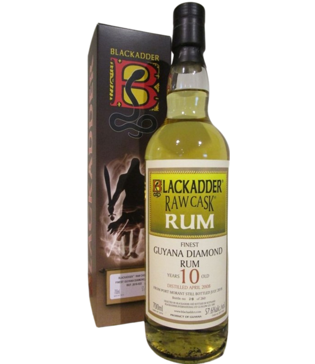 Blackadder Diamond Guyana Rum 2008 - 10yo (57.6%)