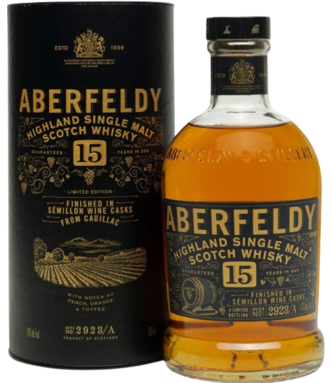 Aberfeldy Aberfeldy 15YO Cadillac White Wine Cask (43%)