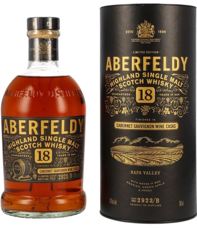 Aberfeldy 18YO Napa Valley Red Wine Cask (43%)
