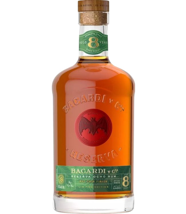 Bacardi Reserva Ocho Rye Cask  (45%)