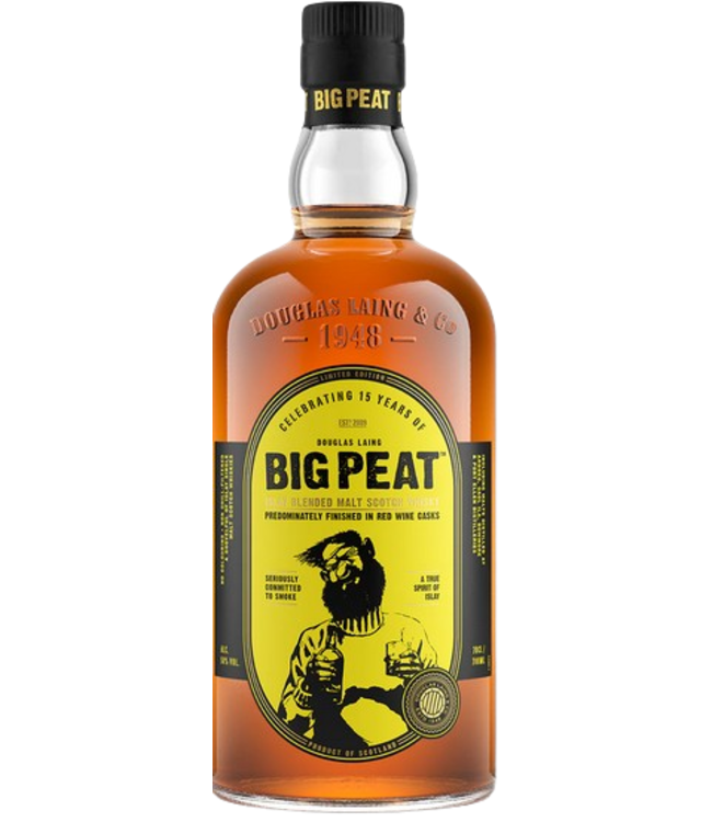 Big Peat 15th Anniversary Red Wine Cask Finish (50%)