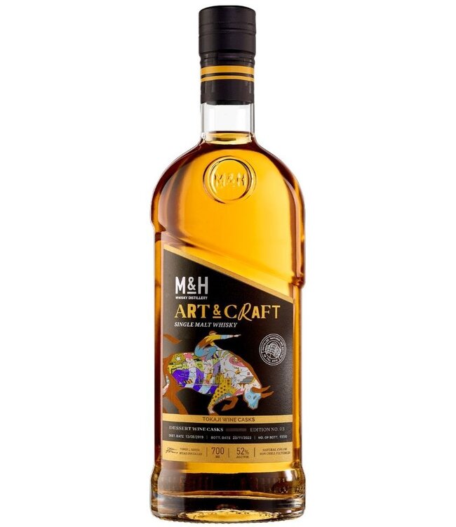 Milk & Honey Distillery M&H Art & Craft Tokaij Dessert Wine Whisky (52%)