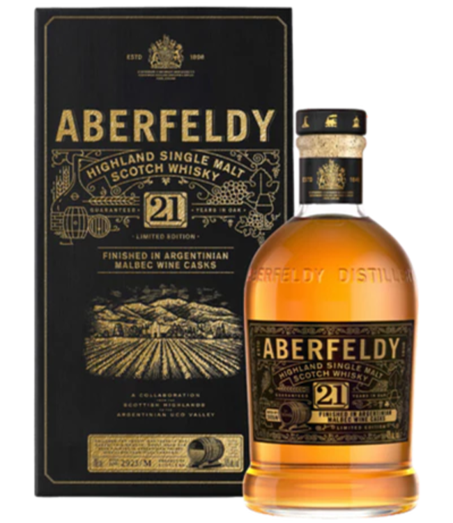 Aberfeldy 21YO Malbec Wine Cask Limited Edition (46%)