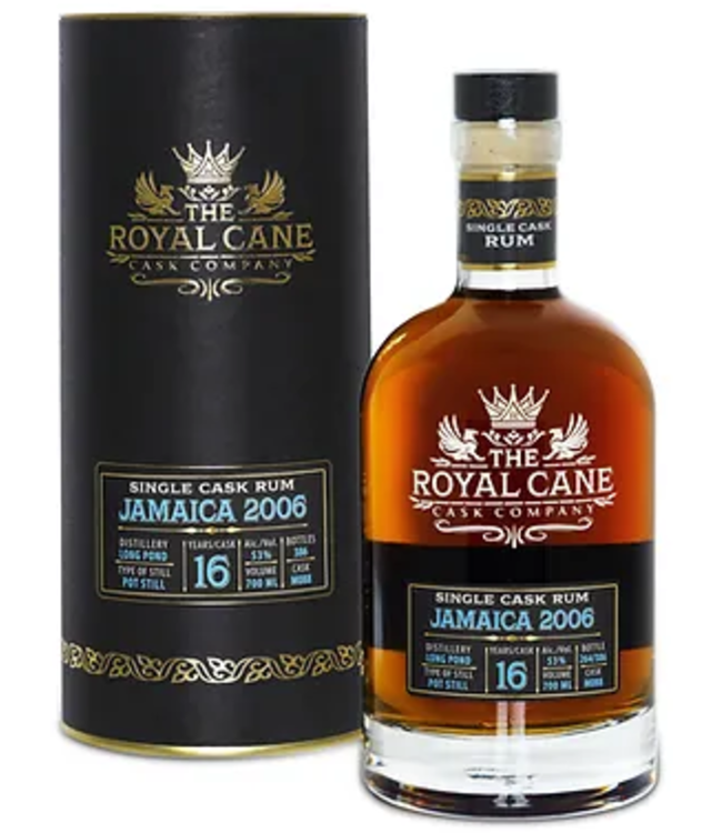 The Royal Cane Cask Company - Infinity Spirits The Royal Cane Jamaica Long Pond 2006 (53%)