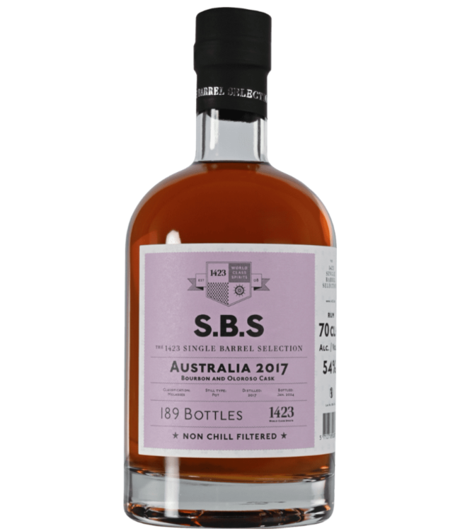 1423 S.B.S S.B.S Australie 2017 Oloroso (54%)