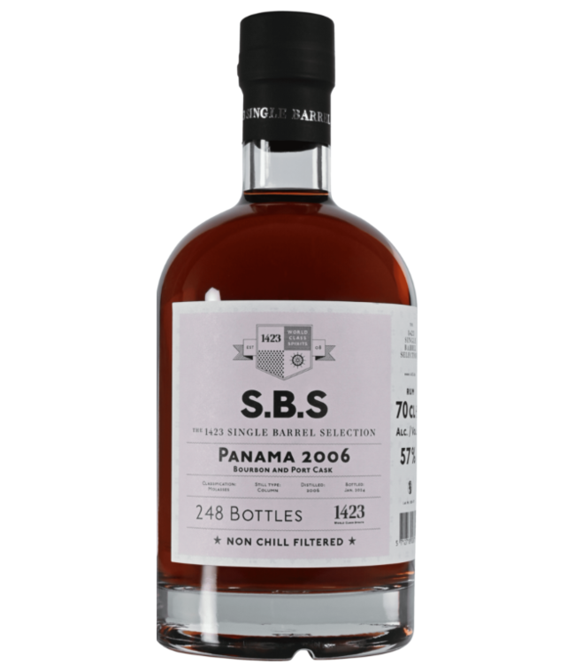 1423 S.B.S 1423 S.B.S Panama 2006 Bourbon & Port Cask (57%)