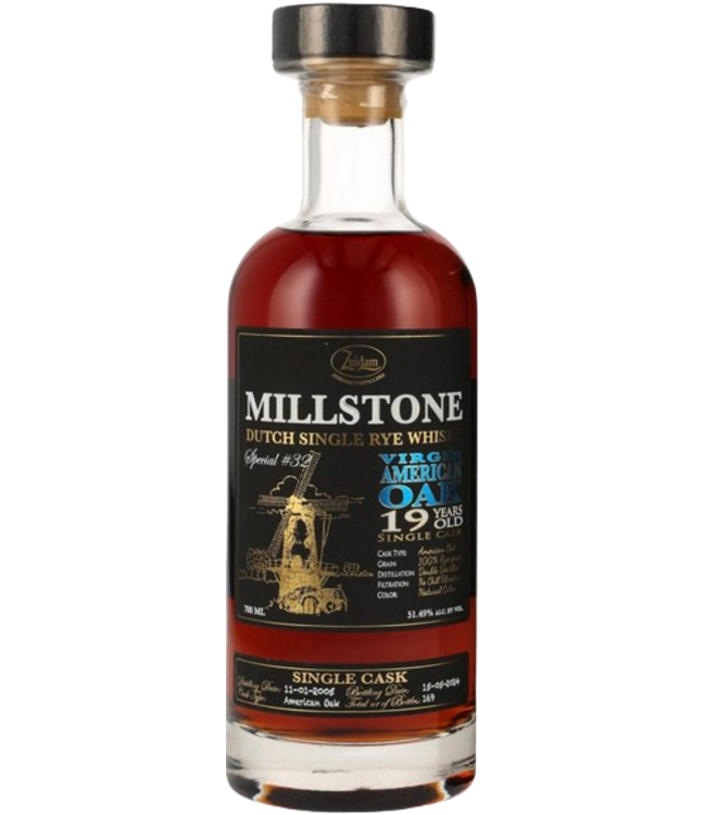 Zuidam Millstone 2005 Special 32 - Virgin American Oak 19YO Single Cask (51,49%)