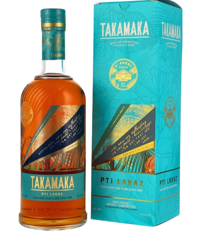 Takamaka Rum Takamaka St. Andre Series Pti Lakaz 2024 Vintage Rum Batch 3  (45,1%)