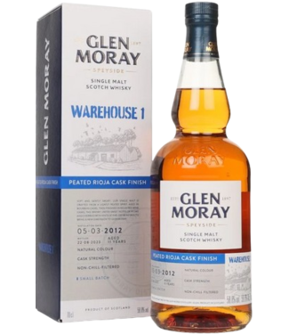 Glen Moray Distillery Glen Moray 11YO Peated Rioja Cask -  Warehouse 1 (58,8%)