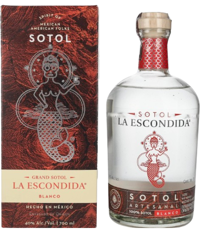 La Escondida Sotol Artesanal Blanco (40%)