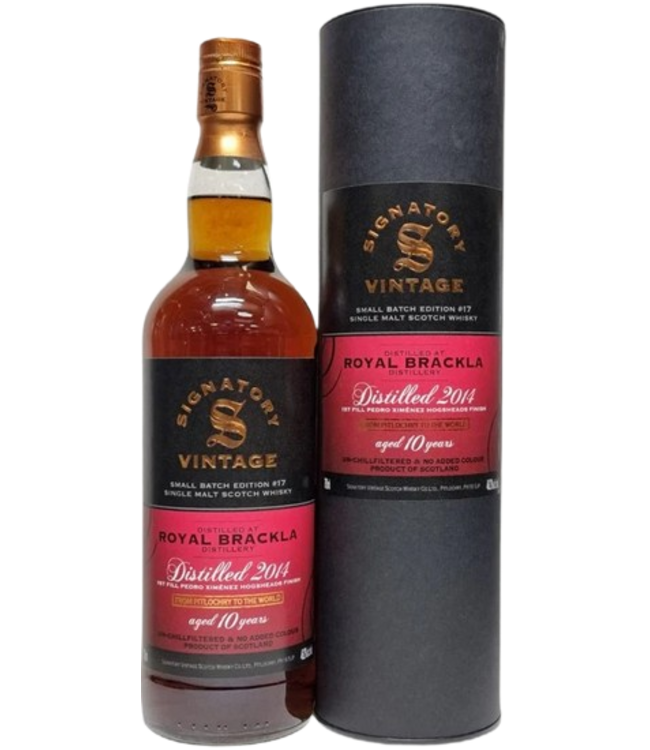 Signatory 10YO Royal Brackla 2014 - Small Batch Edition #17 (48,2%)
