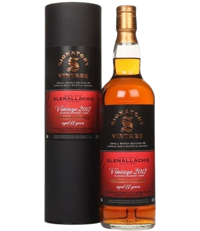 Signatory Vintage Signatory 11YO Glenallachie 2012 - Small Batch Edition #8 (48,2%)