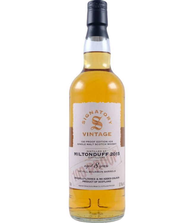 Signatory 100 Proof - 8YO Miltonduff 2015 (57,1%)