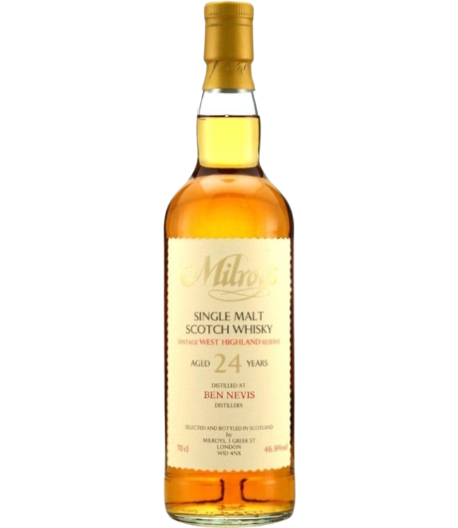 Milroy's Milroy's Ben Nevis 24YO (46,8%)