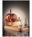 Stylish Whisky Rum / Whisky Barrel Glass Refillable Decanter & 2 glasses (350ml)