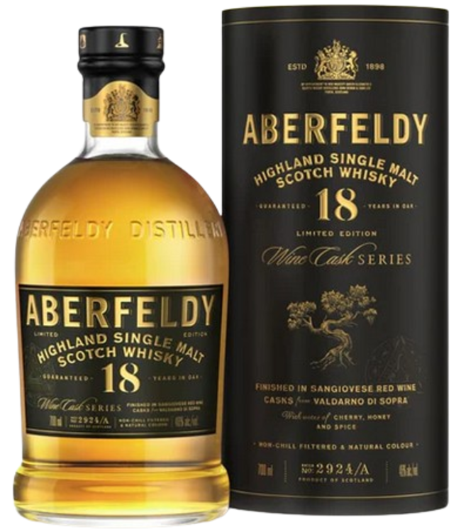 Aberfeldy 18YO Sangiovese Red Wine Cask (46%)