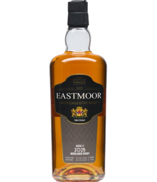 Kalkwijck distillers Eastmoor 2025 Batch 11 - Dutch Single Estate Whisky (47,6%)