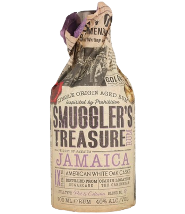 Smuggler's Treasue Jamaica - Single Origin Aged Rum (40%)