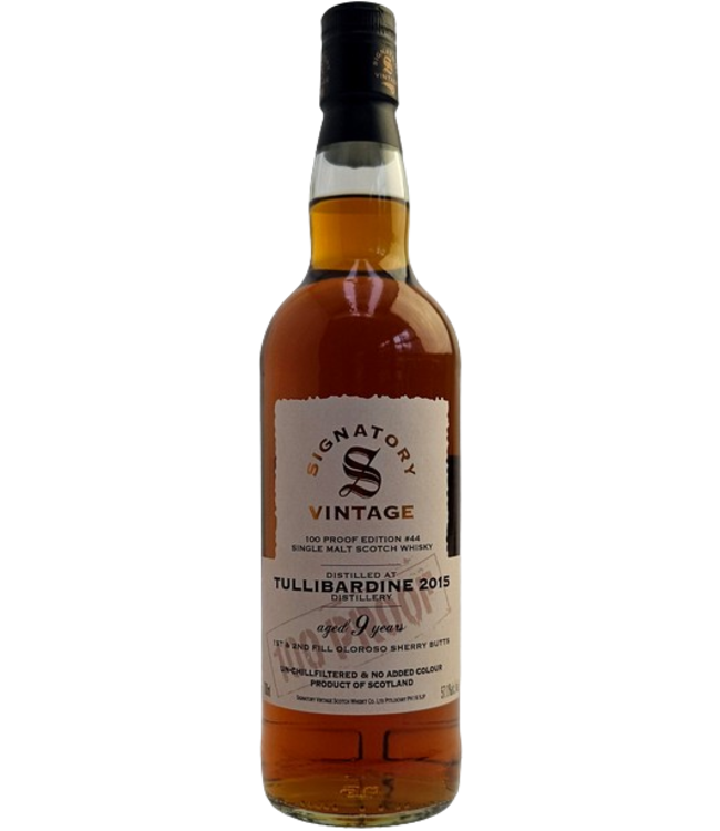 Signatory 100 Proof - 9YO Tullibardine 2015 (57,1%)