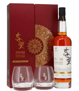 Indri Indri Trini Indian Single Malt Giftpack (46%)