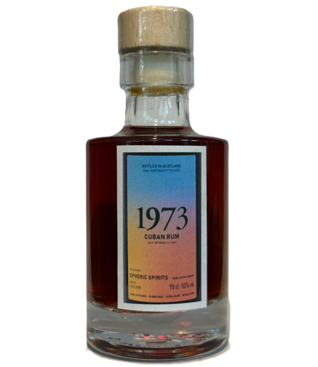 Spheric Spirits Spheric Spirits Cuban Rum 50YO - 1973 (52%) 100ml.
