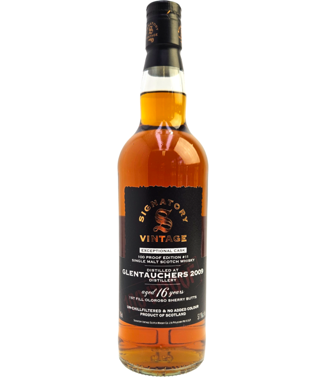 Signatory 100 Proof - 16YO Glentauchers 2009 (57,1%)