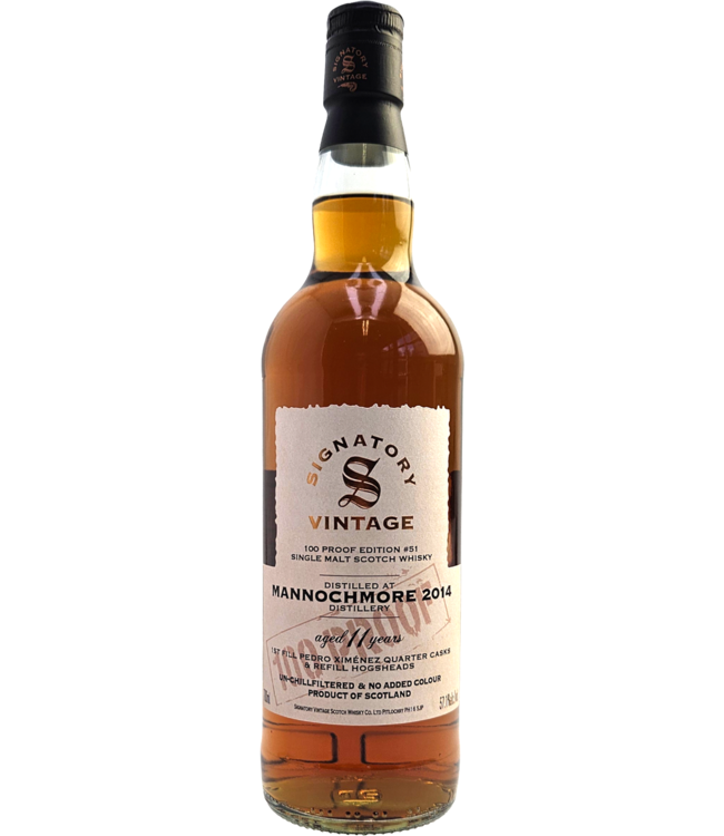 Signatory 100 Proof - 11YO Mannochmore 2014 (57,1%)