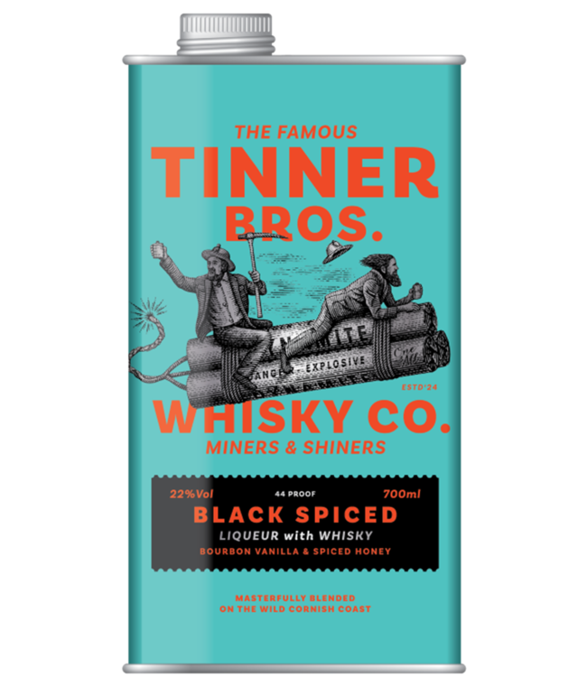 Tinner Bros. Black Spiced Whisky (22%)