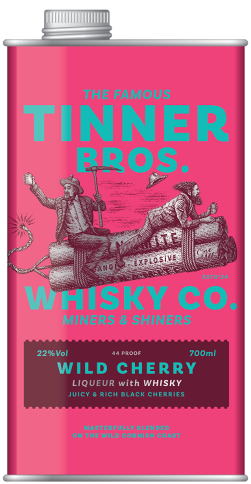 Tinner Bros. Wild Cherry Liqueur (22%) - Slijterij & Wijnhuis Zeewijck
