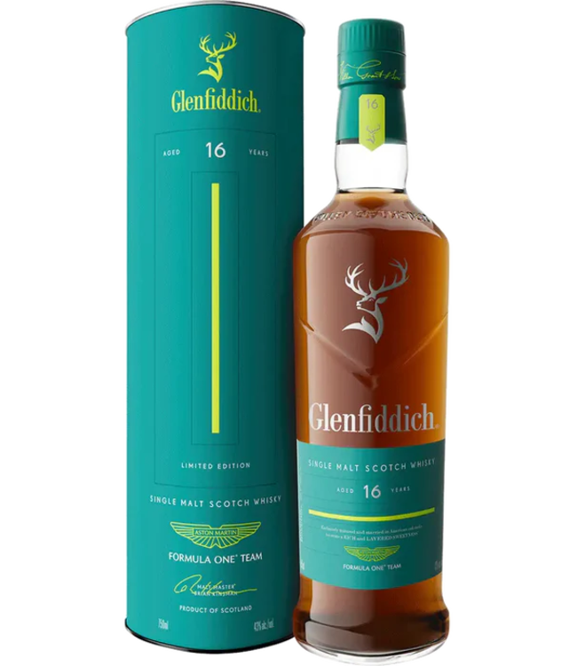 UITVERKOCHT - Glenfiddich 16YO Aston Martin Limited Edition (43%)