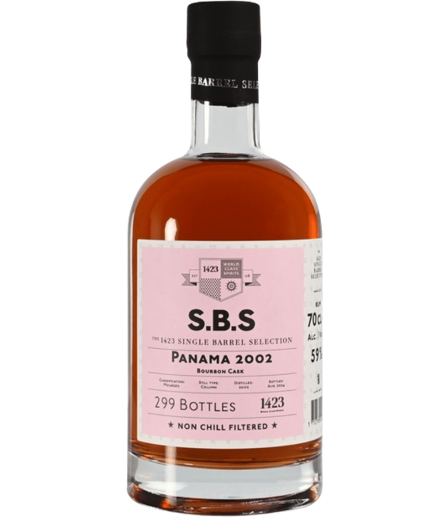1423 S.B.S S.B.S. Panama 2002 Bourbon Cask (59%)