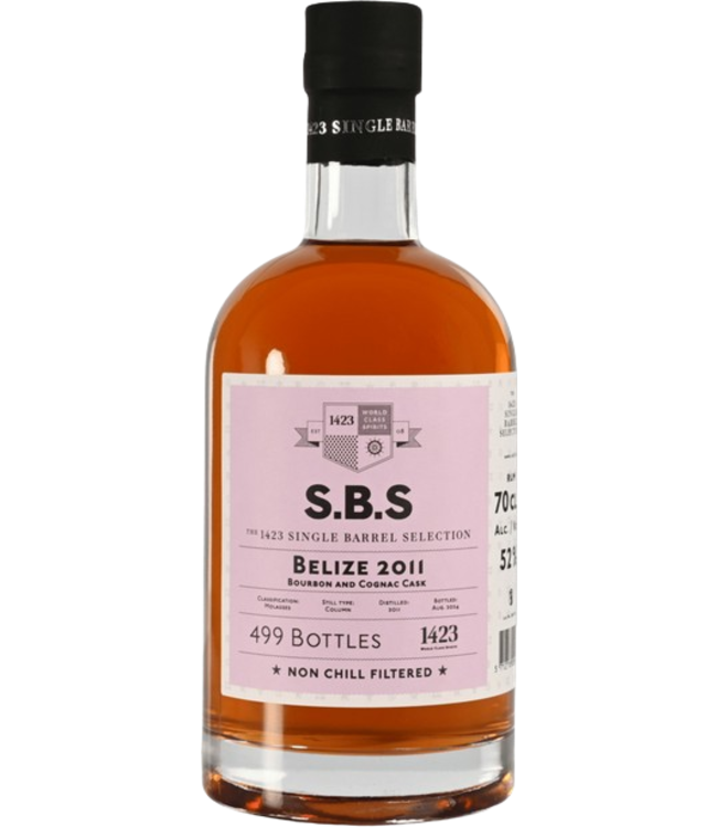 S.B.S. Belize 2011 Bourbon & Cognac Cask (52%)