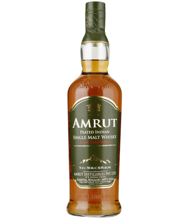 Amrut Cask Strength Peated Indian Single Malt (62,8%)
