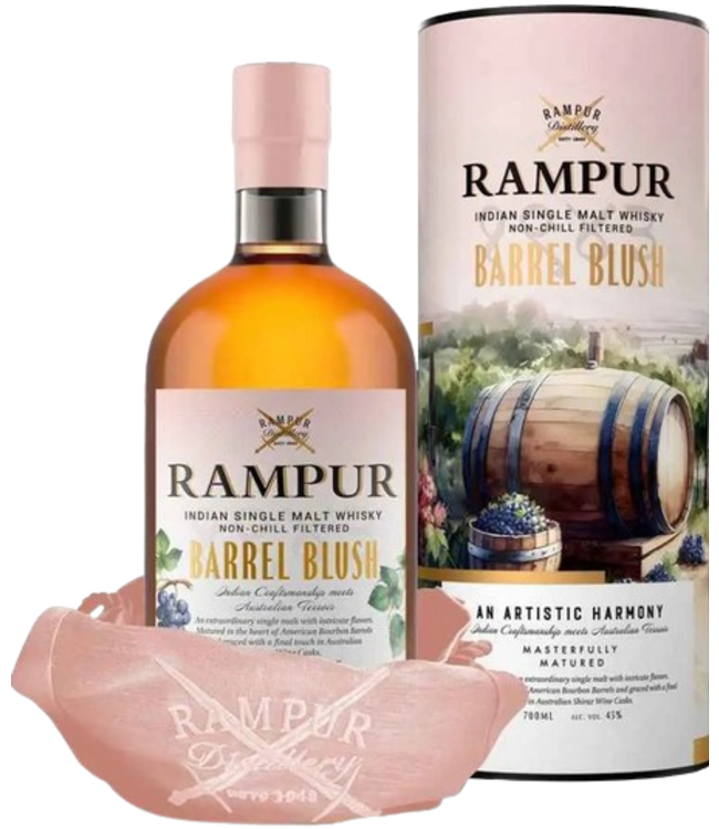Rampur Barrel Blush - Indian Single Malt Whisky (45%)